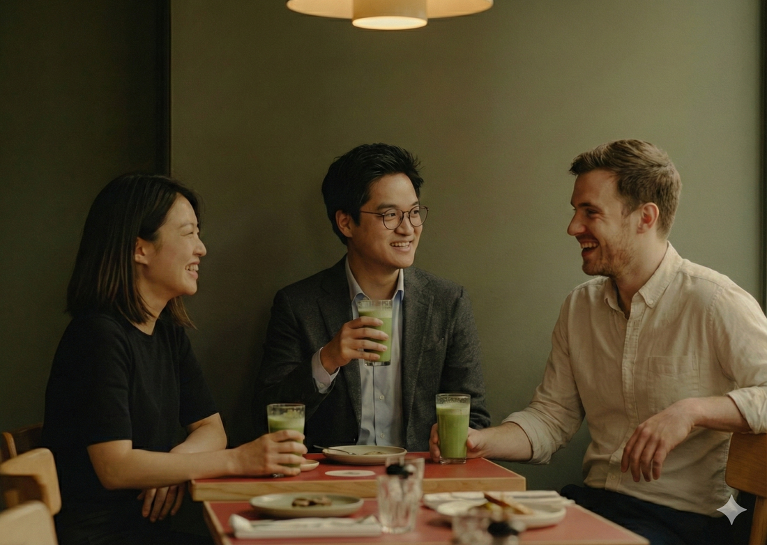 Elaiksir founding team with experience in automation and café operations