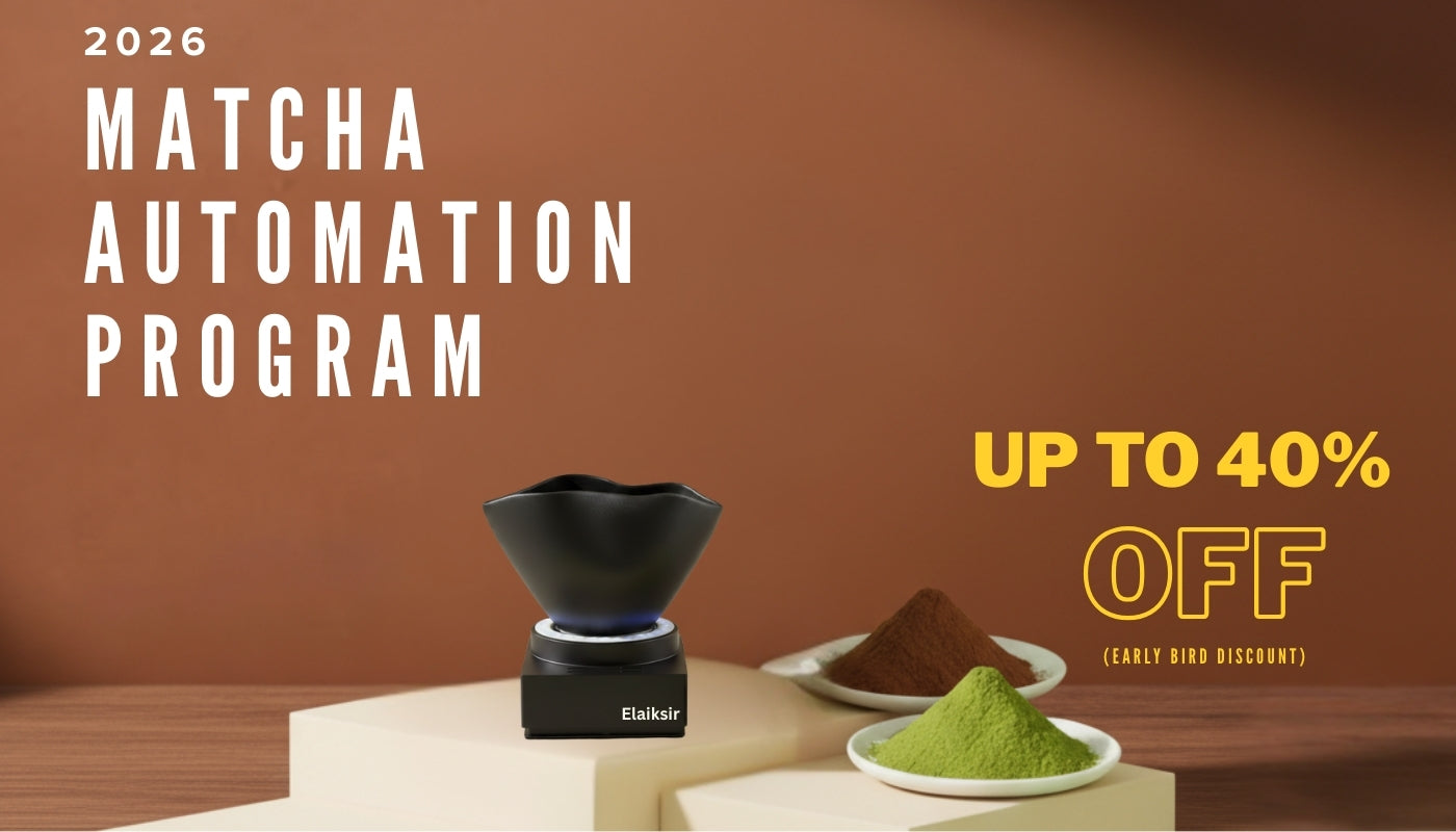 2026 matcha automation program for commercial café partners with early bird discount